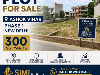 Plot For Sale In Ashok Vihar Phase 1 New Delhi